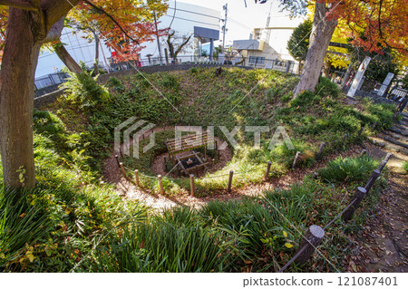 Autumn at the Gonokami Maimaizu Well 121087401
