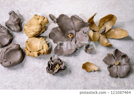 Creating a Clay Flower Creating a Clay Flower 121087464