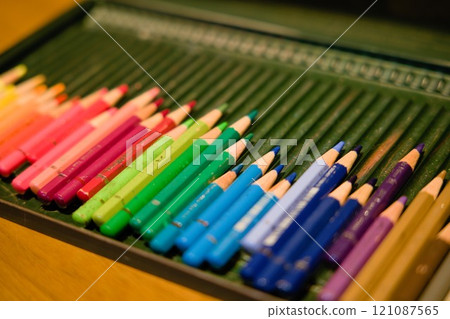 Colorful colored pencil Colorful colored pencil 121087565