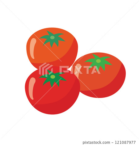 Isometric_3D cute tomato illustration Isometric_3D cute tomato illustration 121087977
