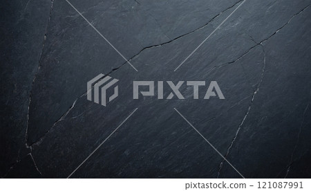 Black marble natural pattern for background, exotic abstract limestone marbel rustic matt ceramic floor tiles, Emperador polished slice mineral of granite stone, Italian marbl quartzite agat textur. 121087991