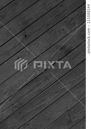 Black wood, can be used as background, wood grain texture 121088244