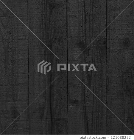 Black wood, can be used as background, wood grain texture 121088252