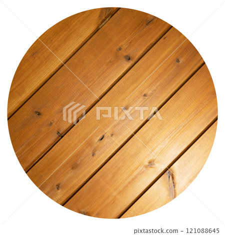 Pine round wood, can be used as background, wood grain texture 121088645
