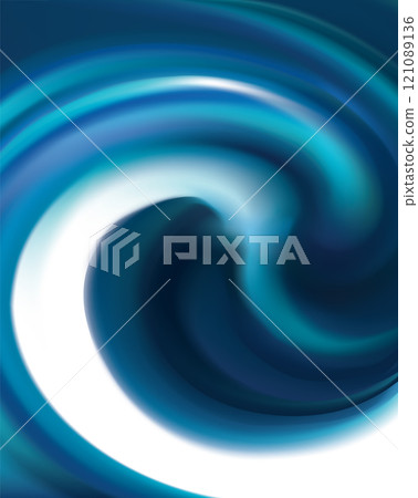 Vector background of swirling blue texture 121089136