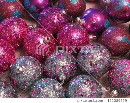 Purple Christmas Ornament Holiday Decoration Purple Christmas Ornament Holiday Decoration 121089559