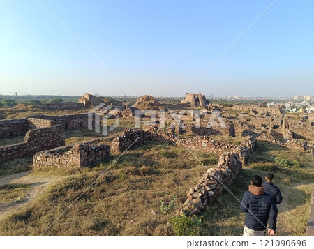 Delhi , India - Tughlakabad Fort Delhi , A picture of Tughlakabad Fort in Delhi dec 10 2024 121090696