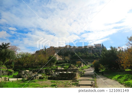 Acropolis from Ancient Agora 121091149