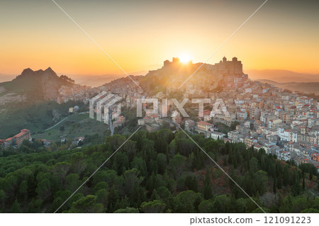 Troina, Sicily, Italy Hilltop Town 121091223