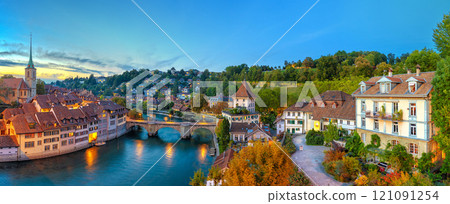 Bern, Switzerland on the Aare River 121091254