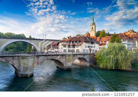 Bern, Switzerland on the Aare River 121091257