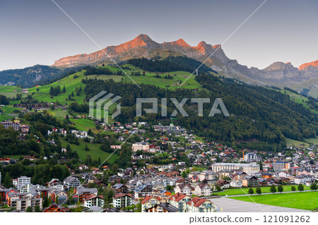 Engelberg, Switzerland in the Alps 121091262