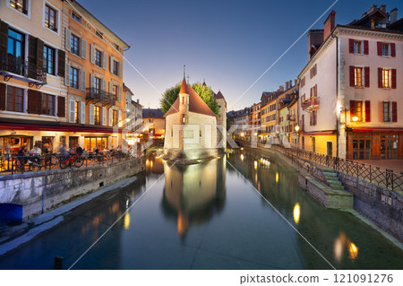 Annecy, France on the Thiou River 121091276