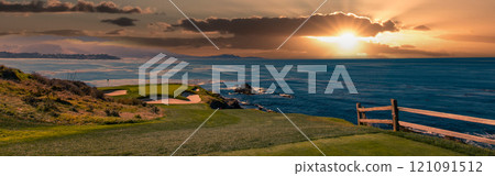 Pebble Beach golf course, Monterey, California, USA 121091512