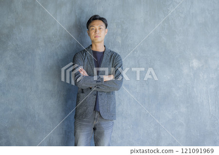 Young man in office casual wear Young man in office casual wear 121091969