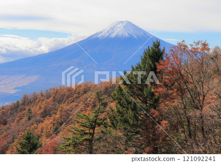 Mt. Fuji in autumn 121092241