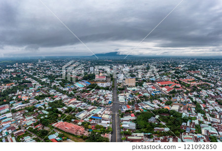Ba Den mountain tourist area, Tay Ninh province, Vietnam. 121092850