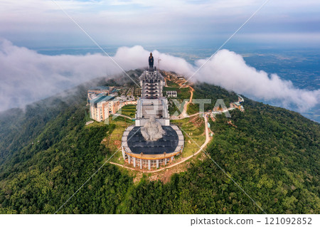 Ba Den mountain tourist area, Tay Ninh province, Vietnam. 121092852