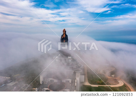 Ba Den mountain tourist area, Tay Ninh province, Vietnam. 121092853