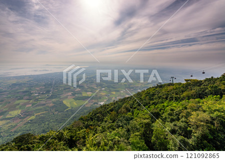 Ba Den mountain tourist area, Tay Ninh province, Vietnam. Ba Den mountain tourist area, Tay Ninh province, Vietnam. 121092865