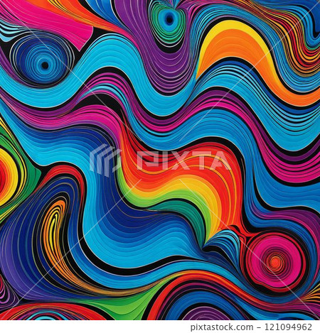 abstract background with iridescent mesh gradient 121094962