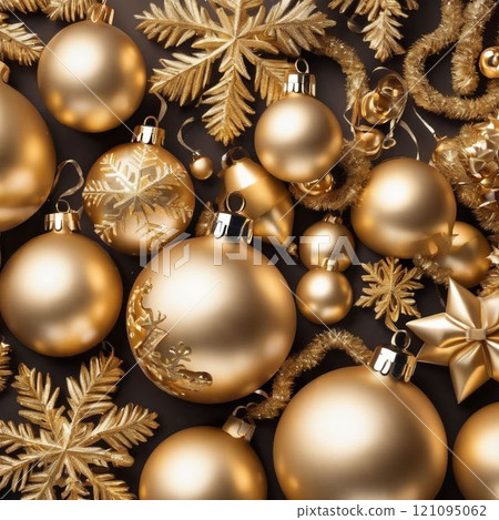 seamless pattern with balls 121095062