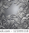 gold background with golden ornament 121095118