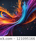 abstract background with smoke 121095166