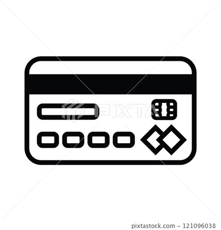 Credit Rating or Score Icon with Credit Card Check - Good or Bad Credit Idea Credit Rating or Score Icon with Credit Card Check - Good or Bad Credit Idea 121096038