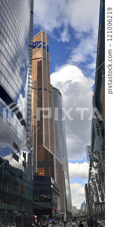 Skyscrapers in Moscow city Skyscrapers in Moscow city 121096219