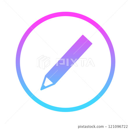 Neon color gradation | Pencil mark 121096722