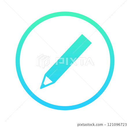 Green gradation | Pencil mark 121096723