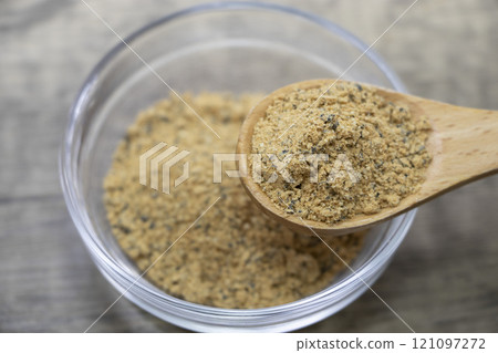 黑芝麻 黃豆粉 杏仁 121097272