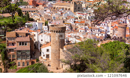 Tossa de Mar Old Town, Catalonia, Spain 121097646
