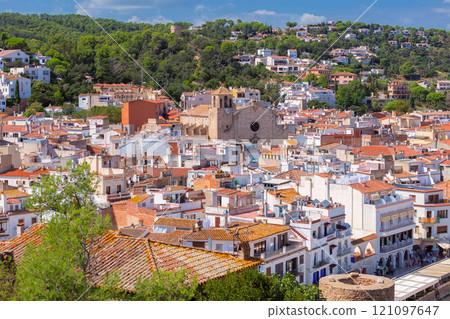 Sant Vicenc Church Tossa de Mar Catalonia Spain 121097647