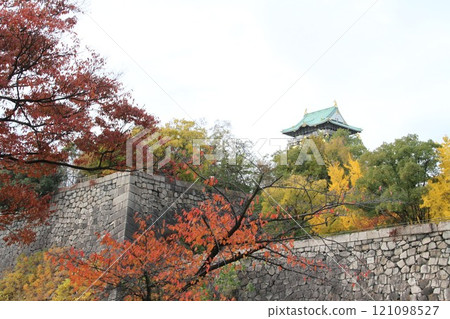 大阪城公園,秋葉色彩繽紛 大阪城公園,秋葉色彩繽紛 121098527