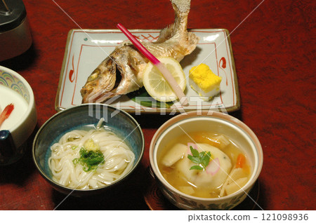 和食套餐-烤魚 日式懷石料理、烤魚套餐（鹽烤石斑魚） 121098936