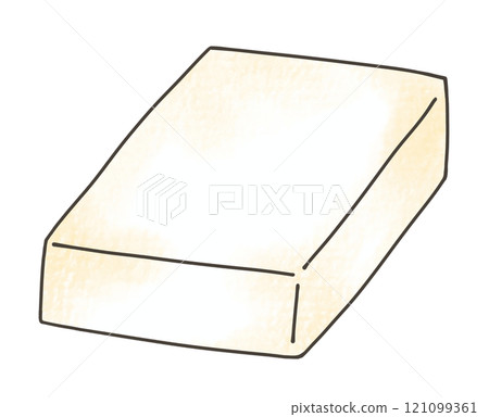A simple and easy square mochi, analog style A simple and easy square mochi, analog style 121099361