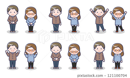 Men and women in casual clothes 01 121100704