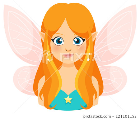 Enchanting Fairy with Orange Hair Enchanting Fairy with Orange Hair 121101152