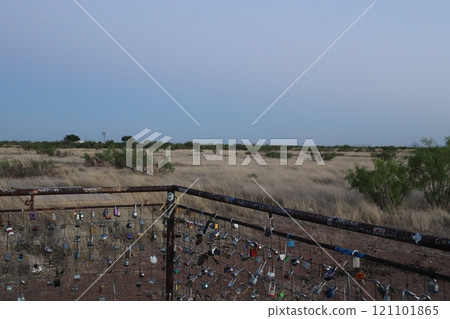 Rock Tree at Prada Marfa in the wilderness of Marfa, Texas 121101865