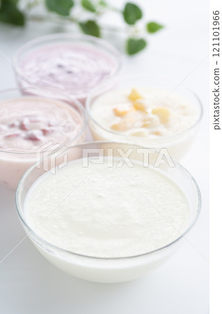 Various yogurts Various yogurts 121101966