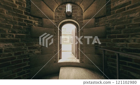 Iron door to exit the tower_open Iron door to exit the tower_open 121102980