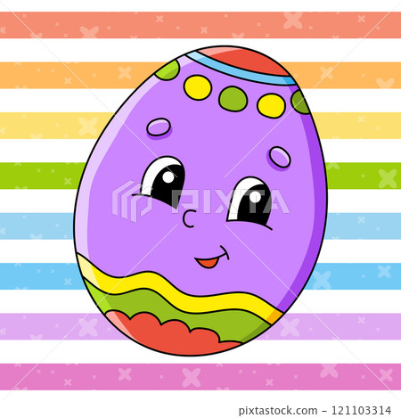 Colorful vector illustration. cartoon character. Isolated on abstract background. Design element. Template for your design. Vector illustration. Colorful vector illustration. cartoon character. Isolated on abstract background. Design element. Template for your design. Vector illustration. 121103314