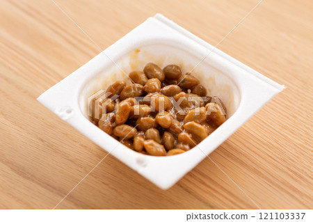 Large-grain natto in a pack Large-grain natto in a pack 121103337