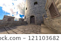 古堡與藍天白雲 121103682
