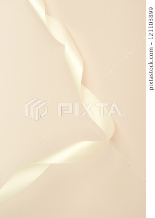 Elegant ribbon decoration with copy space 121103899