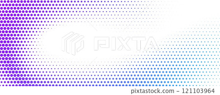 Abstract halftone background, dotted pattern backdrop, comic noise texture 121103964