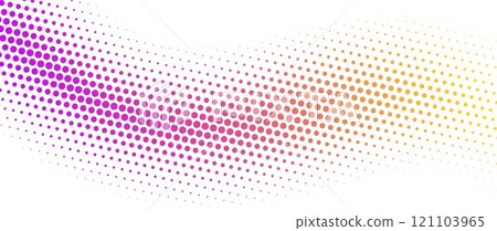 Abstract halftone background, dotted pattern backdrop, comic noise texture 121103965