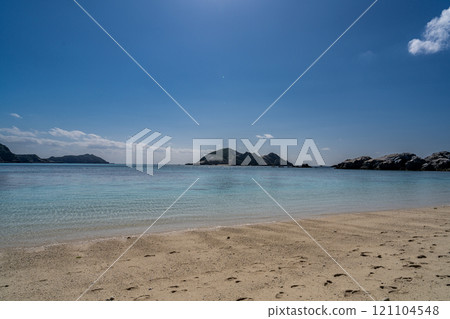 Aharen Beach on Tokashiki Island in the Kerama Islands 121104548